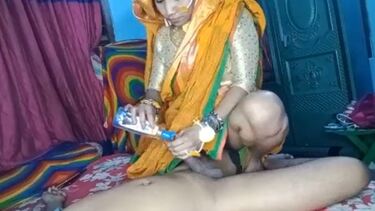 तेल लगा के लण्ड पे चढ़ गयी दुल्हन